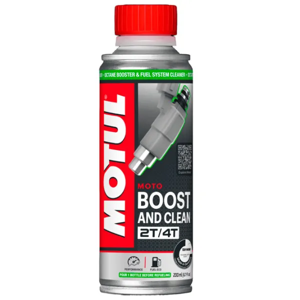 Очиститель топливной системы Motul BOOST AND CLEAN MOTO 0.2л photo 1