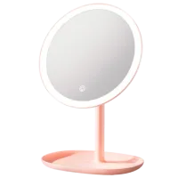 Зеркало для макияжа Jordan & Judy NV543 Односторонняя/ Розовый