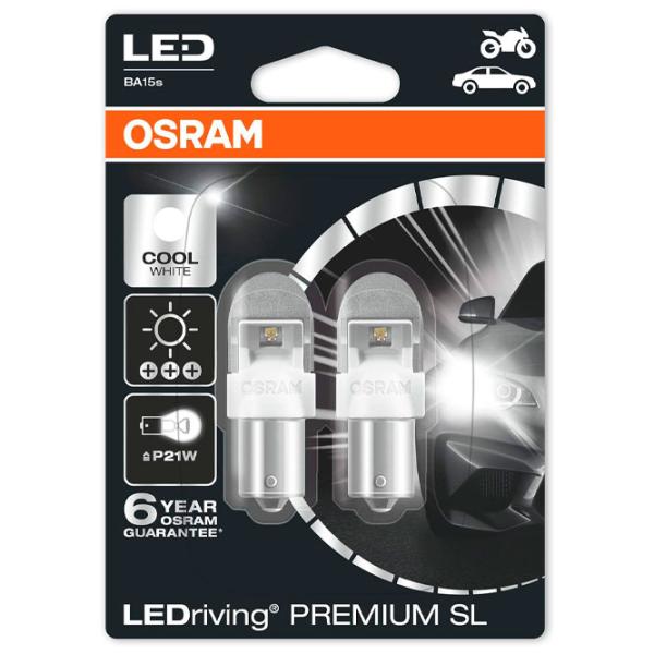 Lampă auto Osram 7556CW-02B LED/ P21W/ BA15s/ 2 W/ 160 lm photo 1 Lampă auto Osram 7556CW-02B LED/ P21W/ BA15s/ 2 W/ 160 lm photo 1