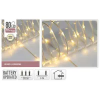 Гирлянды LED Christmas 49245 Нить/ Тёплый белый
