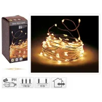 Гирлянды LED Christmas 49201 Нить/ Тёплый белый