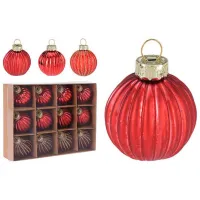 Игрушки для ёлки Christmas 23451 4 см/ Красный