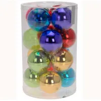 Игрушки для ёлки Christmas 23452 7 см/ Разноцветный