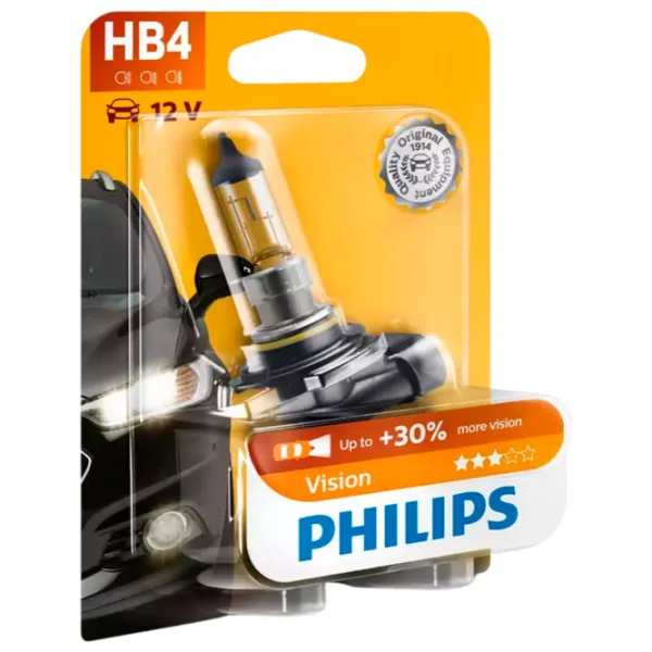 Lampă auto Philips 9006PRB1 Halogen/ HB4/ P22d/ 55 W photo 1