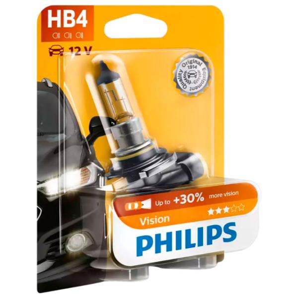 Lampă auto Philips 9006PRB1 Halogen/ HB4/ P22d/ 55 W photo 1