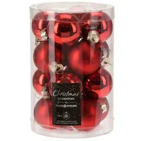 Игрушки для ёлки Christmas 23527 3.5 см/ Красный