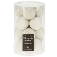 Игрушки для ёлки Christmas 23528 3.5 см/ Белый