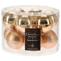Jucării pentru brad Christmas 23529 5 cm/ Gold