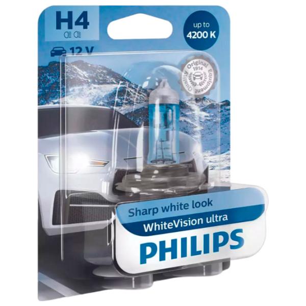 Автомобильная лампа Philips 12342WVUB1 Галоген/ H4/ P43t-38/ 60 - 55 Вт/ 1560лм photo 1