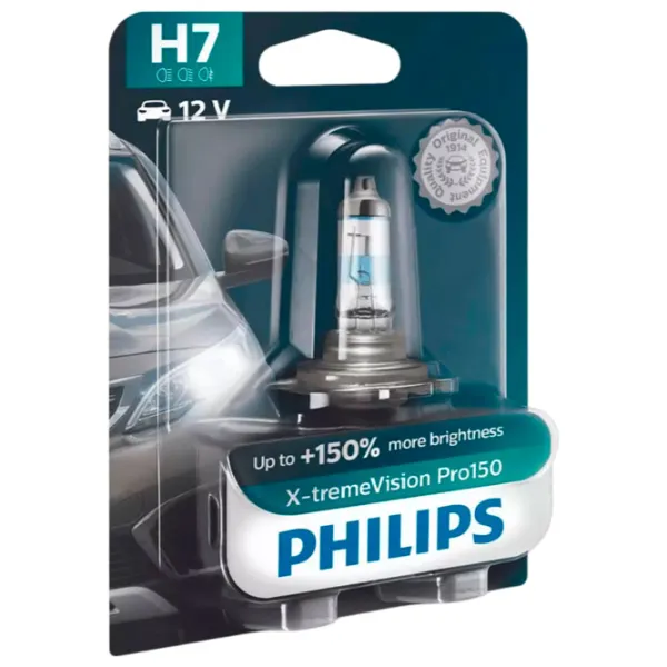 Автомобильная лампа Philips 12972XVPB1 Галоген/ H7/ PX26d/ 55 Вт/ 1500лм photo 1 Автомобильная лампа Philips 12972XVPB1 Галоген/ H7/ PX26d/ 55 Вт/ 1500лм photo 1