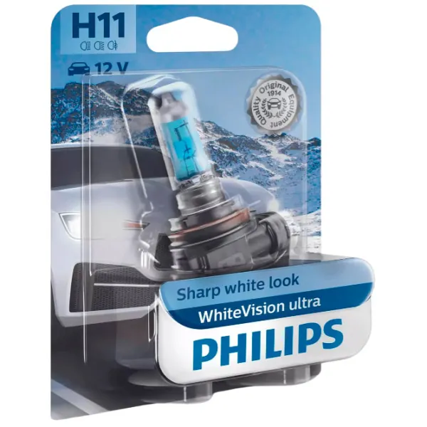 Lampă auto Philips 12362WVUB1 Halogen/ H11/ PGJ19-2/ 55 W/ 1350lm photo 1