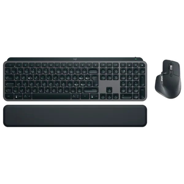 Клавиатура и Мышь Logitech MX Keys S Combo Беспроводные/ Графитовый photo 1