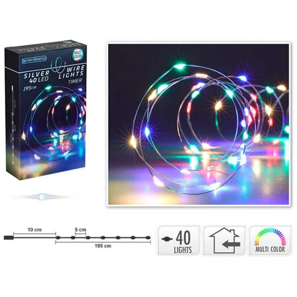 Гирлянды LED Christmas 49253 Нить/ Разноцветные photo 1 Гирлянды LED Christmas 49253 Нить/ Разноцветные photo 1