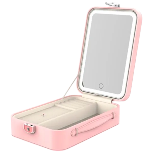 Oglindă de machiaj LED Mirror SM328-SL Unilateral/ Pink photo 1