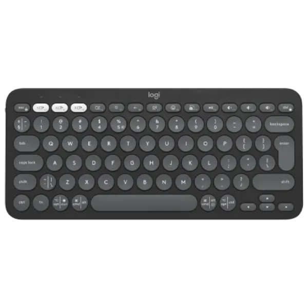 Клавиатура Logitech Pebble Keys 2 K380S Беспроводные/ Графитовый photo 1