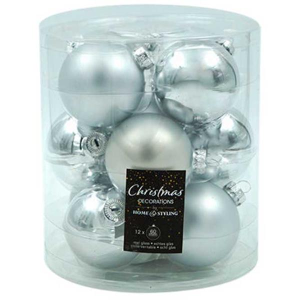Jucării pentru brad Christmas 32940 6 cm/ Silver photo 1