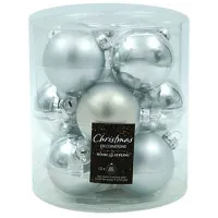 Jucării pentru brad Christmas 32940 6 cm/ Silver