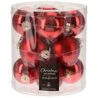 Игрушки для ёлки Christmas 35968 6 см/ Красный