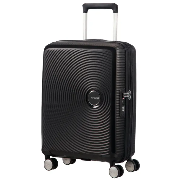 Valiză American Tourister Soundbox Spinner Expandable 35.5l/ Bass Black photo 1 Valiză American Tourister Soundbox Spinner Expandable 35.5l/ Bass Black photo 1