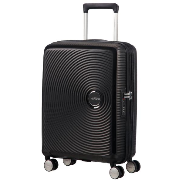 Valiză American Tourister Soundbox Spinner Expandable 35.5l/ Bass Black photo 1 Valiză American Tourister Soundbox Spinner Expandable 35.5l/ Bass Black photo 1