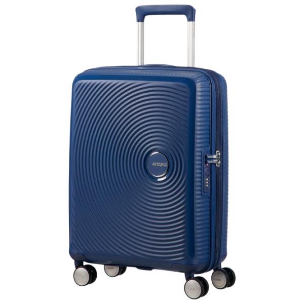 Valiză American Tourister Soundbox Spinner Expandable 35.5l/ Dark Blue photo 1 Valiză American Tourister Soundbox Spinner Expandable 35.5l/ Dark Blue photo 1
