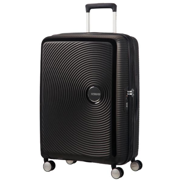 Valiză American Tourister Soundbox Spinner Expandable 71.5l/ Bass Black photo 1 Valiză American Tourister Soundbox Spinner Expandable 71.5l/ Bass Black photo 1