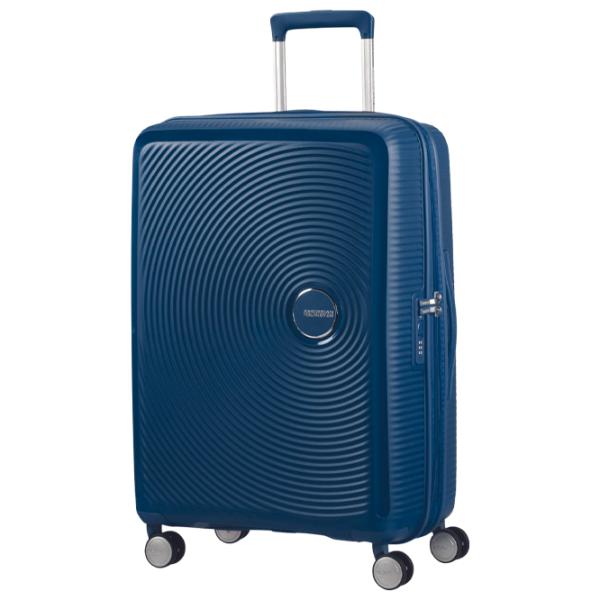 Valiză American Tourister Soundbox Spinner Expandable 71.5l/ Dark Blue photo 1 Valiză American Tourister Soundbox Spinner Expandable 71.5l/ Dark Blue photo 1