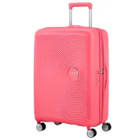 Чемодан American Tourister Soundbox Spinner Expandable 71.5л/ Sun Kissed Кораловый