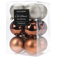 Игрушки для ёлки Christmas 36987 6 см/ Разноцветный