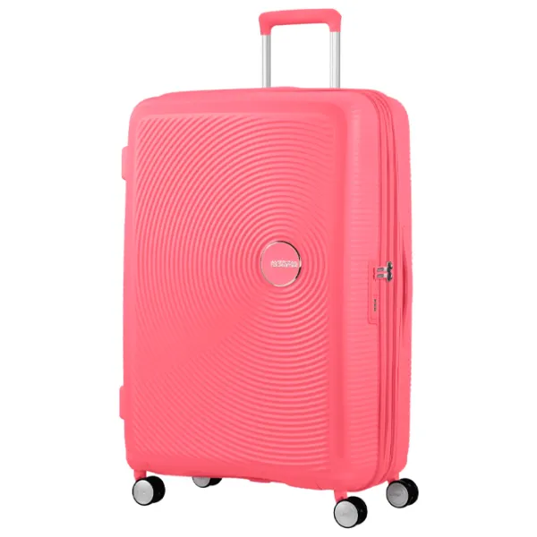 Valiză American Tourister Soundbox Spinner Expandable 97l/ Sun Kissed Coral photo 1 Valiză American Tourister Soundbox Spinner Expandable 97l/ Sun Kissed Coral photo 1