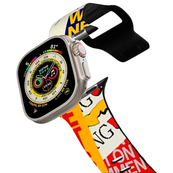 Ремень Apple Watch Ultra 2 Impact Band Collage Pellets/ 42, 44, 45, 49 мм/ Разноцветный Черный photo 1 Ремень Apple Watch Ultra 2 Impact Band Collage Pellets/ 42, 44, 45, 49 мм/ Разноцветный Черный photo 1