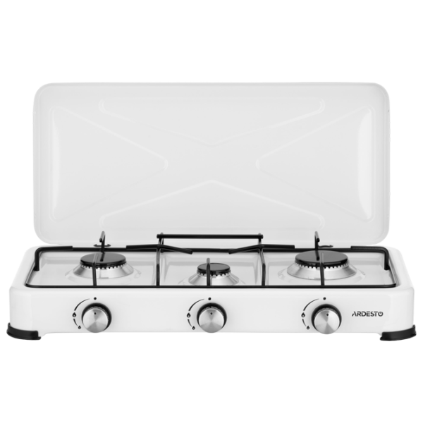 Plită de masă Ardesto GTC-NS3013W Pe gaz/ White photo 1 Plită de masă Ardesto GTC-NS3013W Pe gaz/ White photo 1