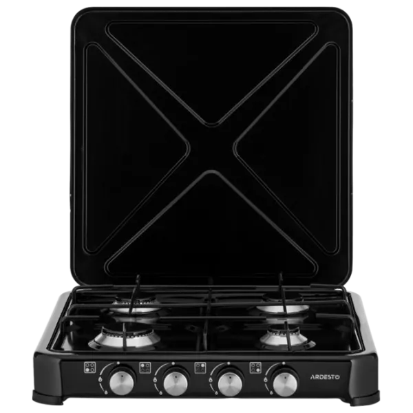 Plită de masă Ardesto GTC-NS4014B Pe gaz/ Black photo 1