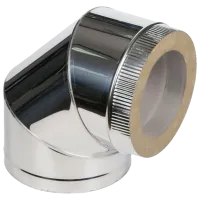 Угол дымоходный Clima 11197 180 – 230 мм