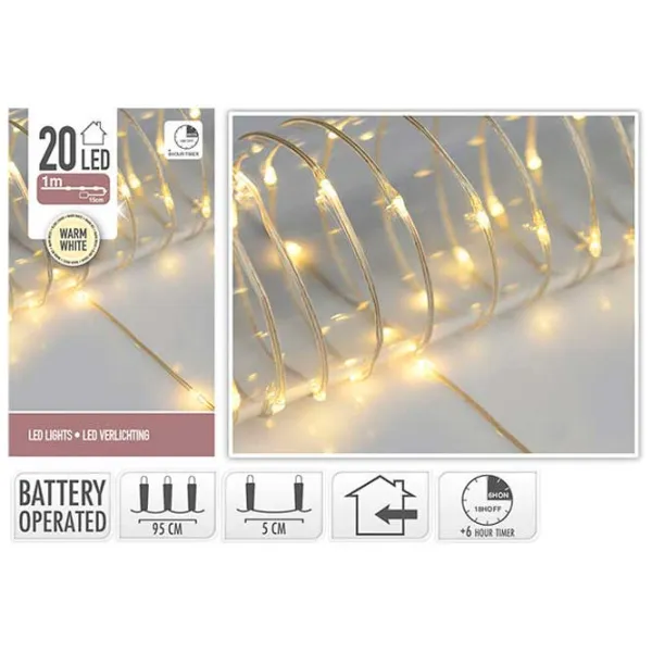Гирлянды LED Christmas 49276 Нить/ Тёплый белый photo 1