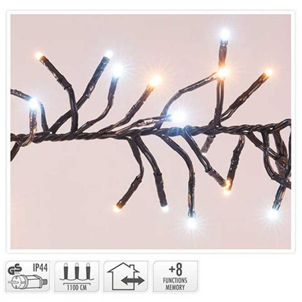 Luminițe decorative Christmas 49283 Fir/ Alb cald/ alb photo 1 Luminițe decorative Christmas 49283 Fir/ Alb cald/ alb photo 1