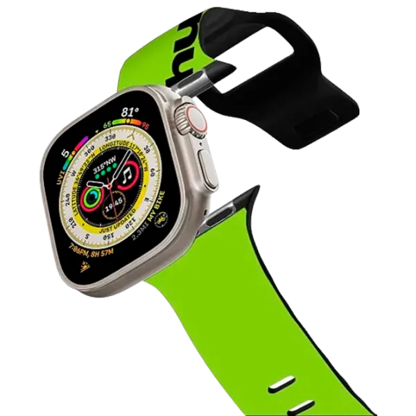 Curelușă Apple Watch Impact Band HUF Legendary Pellets/ 42, 44, 45, 49 mm/ Green Black photo 1