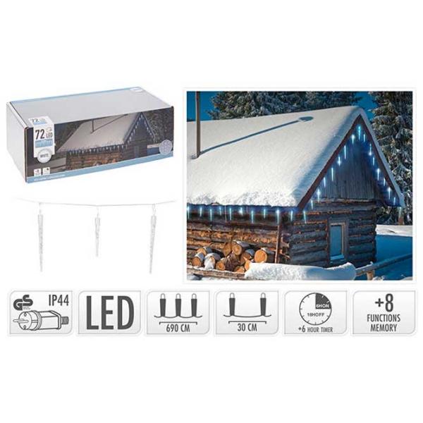 Luminițe decorative Christmas 49286 Țurțuri/ Alb photo 1 Luminițe decorative Christmas 49286 Țurțuri/ Alb photo 1