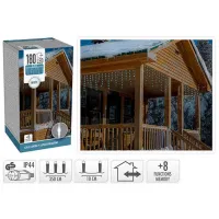 Гирлянды LED Christmas 49301 Сосульки/ Белый