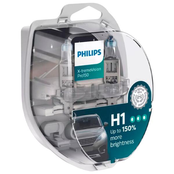 Автомобильная лампа Philips 12258XVPS2 Галоген/ H1/ P14.5s/ 55 Вт/ 1550лм photo 1