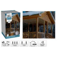 Luminițe decorative Christmas 49302 Țurțuri/ Alb