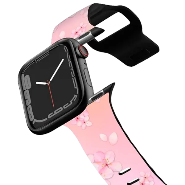 Ремень Apple Watch Ultra 2 Impact Band Sakura Cherry Saturday Pellets/ 38, 40, 41 мм/ Розовый Черный photo 1
