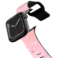 Ремень Apple Watch Ultra 2 Impact Band Sakura Cherry Saturday Pellets/ 38, 40, 41 мм/ Розовый Черный