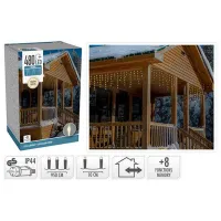 Гирлянды LED Christmas 49308 Сосульки/ Тёплый белый