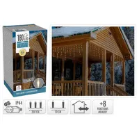 Luminițe decorative Christmas 49311 Țurțuri/ Extra alb cald