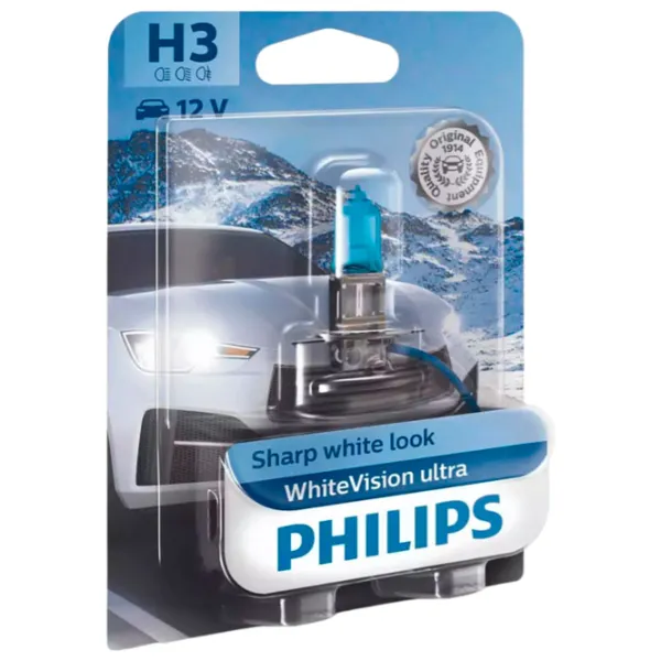 Lampă auto Philips 12336WVUB1 Halogen/ H3/ PK22s/ 55 W/ 1450lm photo 1