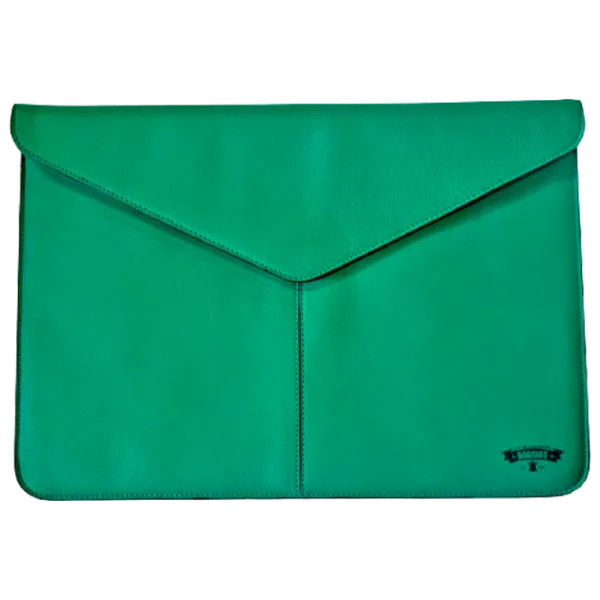 Husă pentru laptop Baggins Leather Sleeve 14"/ Green photo 1
