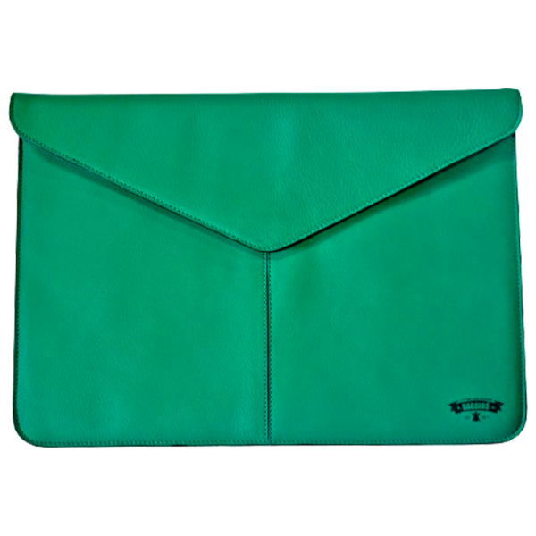 Husă pentru laptop Baggins Leather Sleeve 14"/ Green photo 1