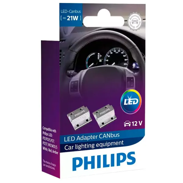 Adaptor canbus pentru becuri Philips 18957X2 LED/ 21 W photo 1