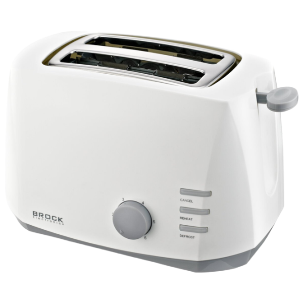 Toster Brock BT1002WH Mecanic/ 800 W/ White photo 1